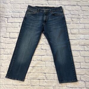 Wrangler 36 X 29 Straight Leg Denim Blue Jeans Men’s 36